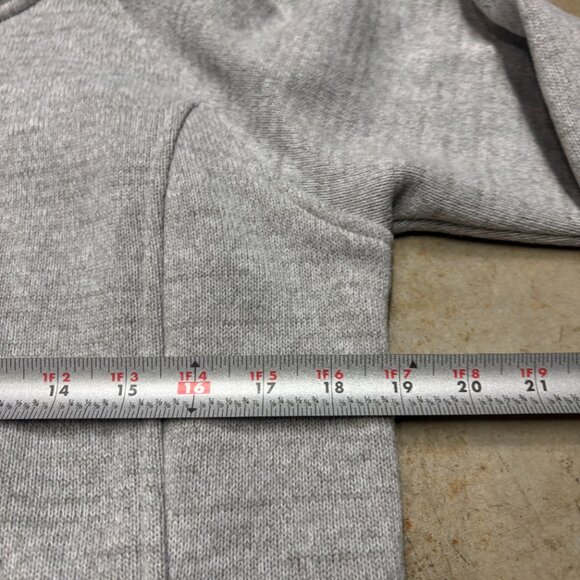 Prana Sweater Womens Medium Gray Fleece Tri Thermal Threads Tunic Outdoors - Picture 6 of 11